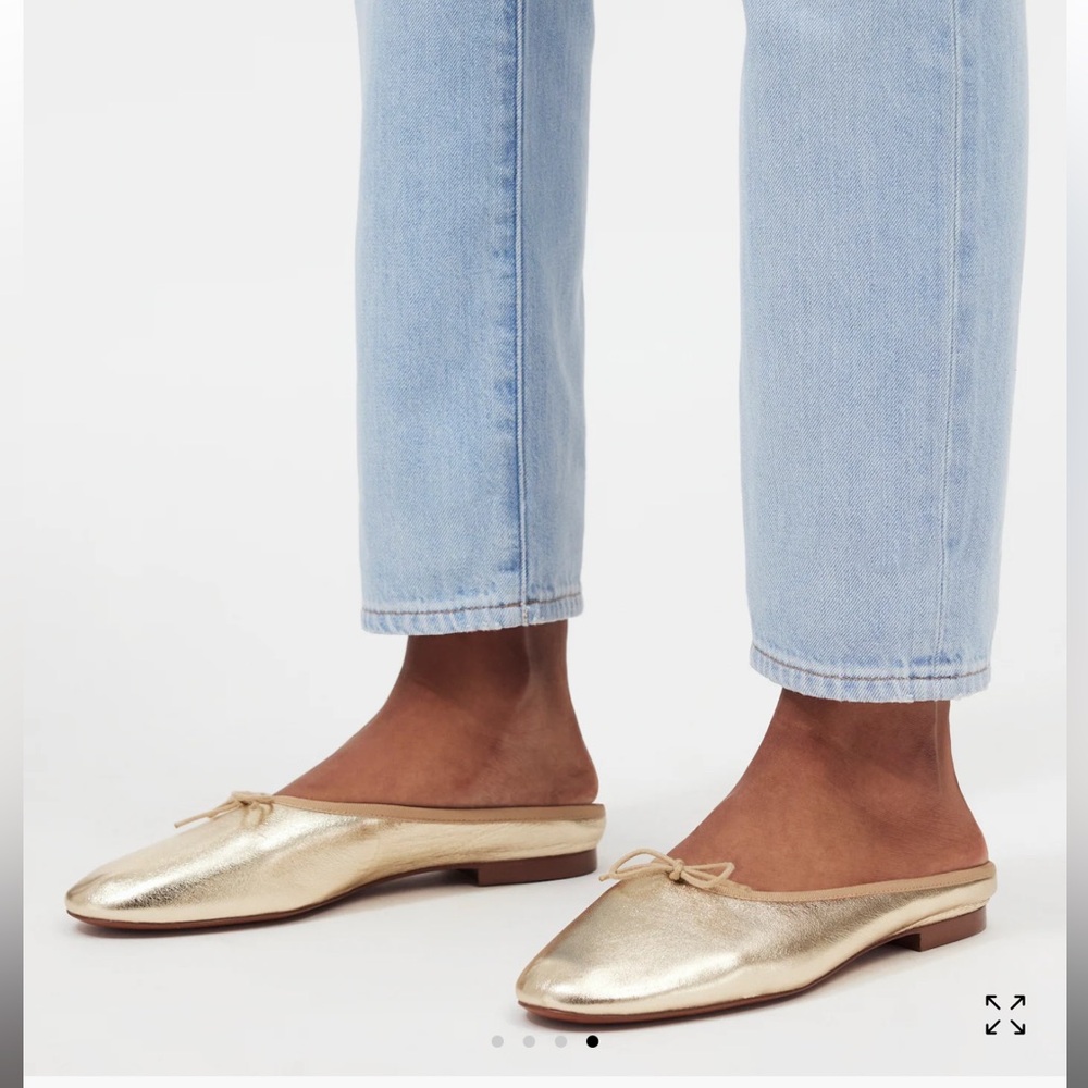Madewell Metallic Gold Ballet Flats - Picture 4 of 4